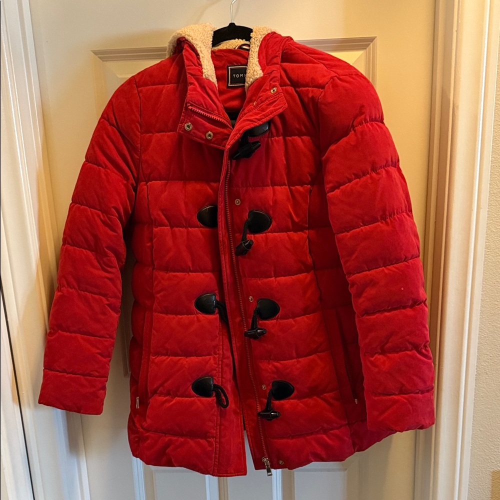 Tommy Hilfiger Red Puffer Jacket